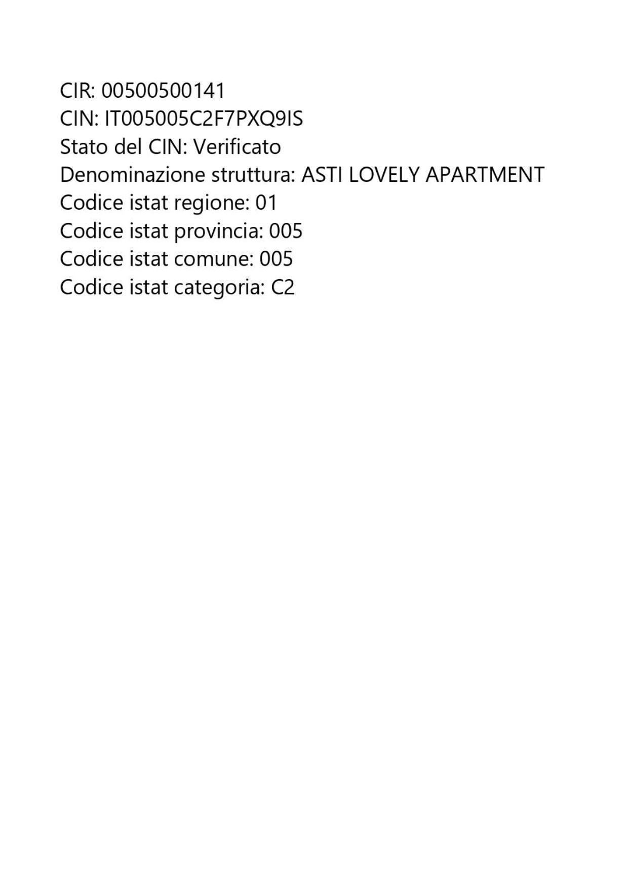 Asti Lovely Apartment Exterior foto